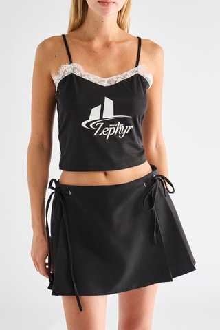 Crop top - Noir - Jennyfer