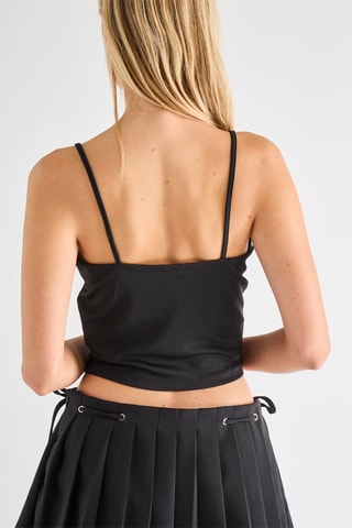 Crop top - Noir - Jennyfer