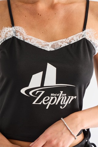 Crop top - Noir - Jennyfer