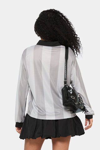 T-shirt de football - Gris clair - Jennyfer