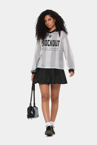 T-shirt de football - Gris clair - Jennyfer