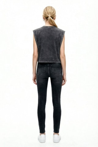 T-shirt oversize - Noir - Naf Naf