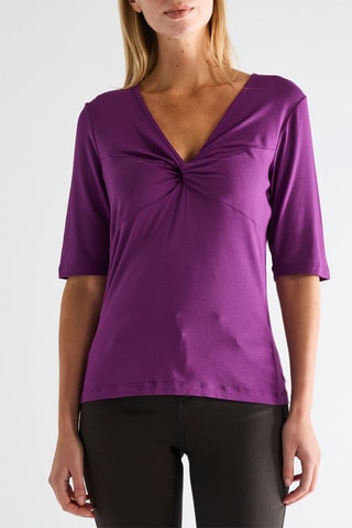 T-shirt - Violet - Naf Naf