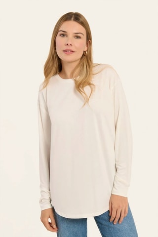 T-shirt - Ecru - Naf Naf