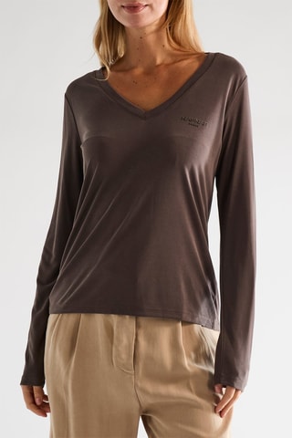 T-shirt - Marron - Naf Naf