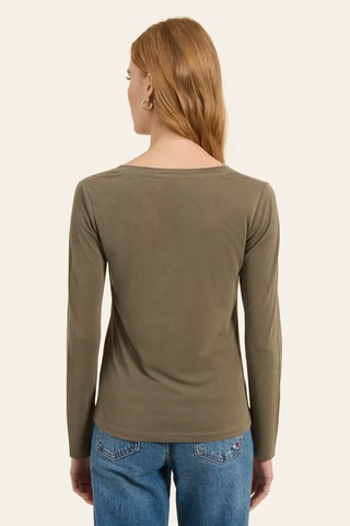 T-shirt - Kaki - Naf Naf