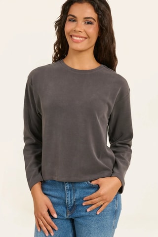 T-shirt - Anthracite - Naf Naf