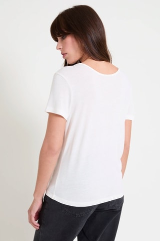 T-shirt - Ecru - Naf Naf