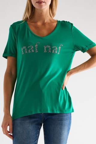 T-shirt - Vert foncé - Naf Naf