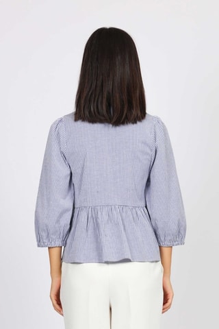 Blouse - Ciel et blanc - Naf Naf