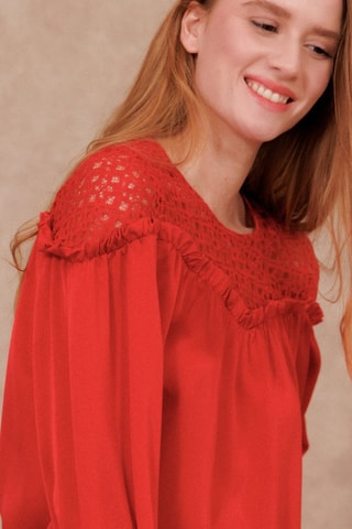 Blouse - Rouge - Naf Naf