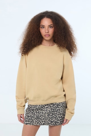 Sweat oversize - Beige - Jennyfer