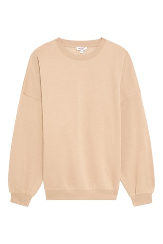 Sweat oversize Beige - Jennyfer
