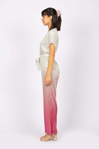 Combinaison dip and dye - Ecru et rose poudré - Naf Naf