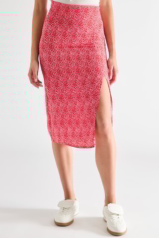 Jupe midi - Rouge - Jennyfer