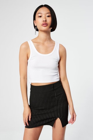 Jupe courte Noir et blanc - Jennyfer