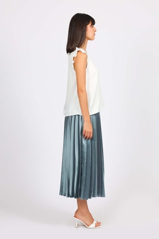 Jupe plissée - Vert foncé - Naf Naf