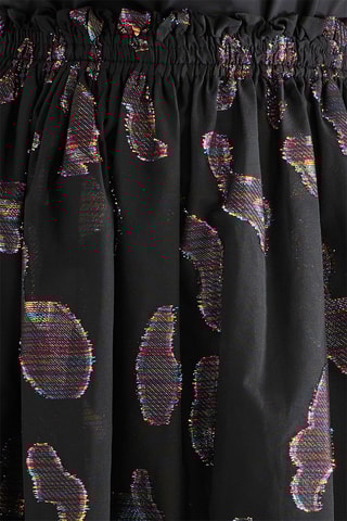 Jupe patineuse taille haute - Noir - Naf Naf