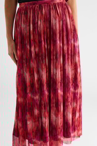 Jupe midi taille haute - Rouge - Naf Naf