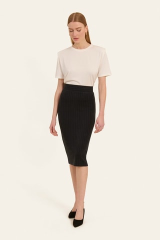 Jupe fourreau - Noir - Naf Naf