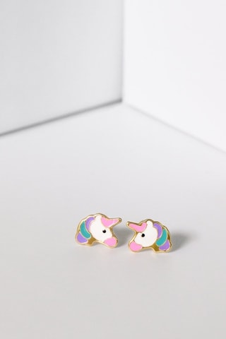 Brincos Petites Licornes Ouro amarelo