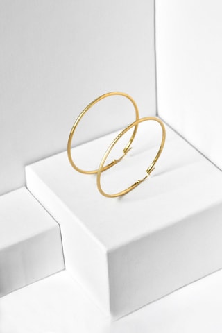 Argolas Santa Ouro amarelo