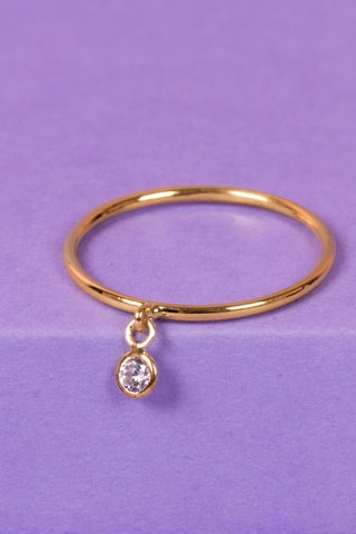 Anel Pierrette Ouro amarelo