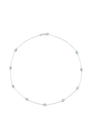 Colar Colors Ouro branco e topázios