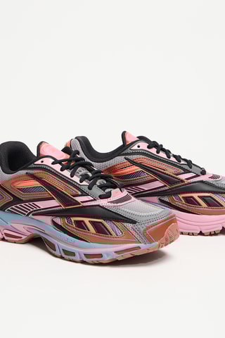 Baskets - Gris foncé et rose