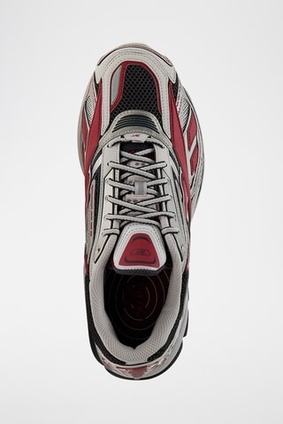 Baskets Premier Road - Gris clair et rouge