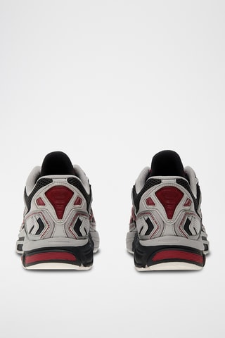 Baskets Premier Road - Gris clair et rouge