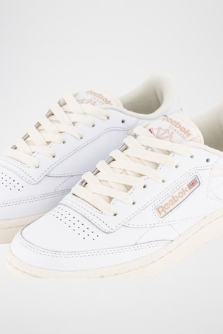 Baskets en cuir Club C 85 - Blanc et écru