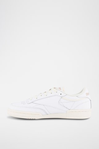 Baskets en cuir Club C 85 - Blanc et écru