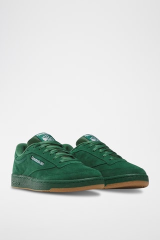 Baskets en nubuck Club C 85 - Vert foncé