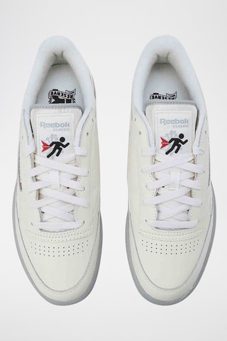Baskets en cuir Club C Revenge Vintage - Blanc
