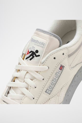 Baskets en cuir Club C Revenge Vintage - Blanc