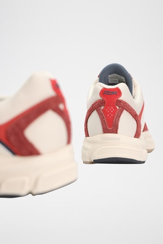 Chaussures de running Trinity - Blanc et rouge
