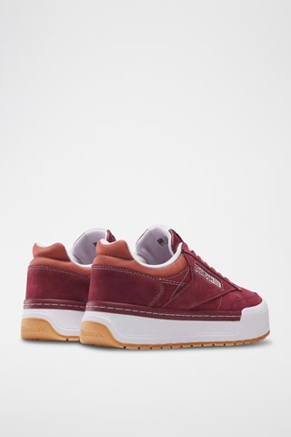 Baskets en nubuck Club C - Rouge