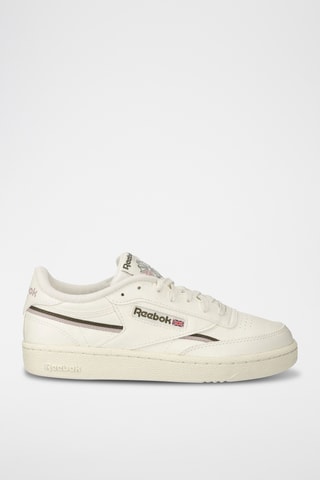 Baskets vegan Club C 85 - Blanc et vieux rose