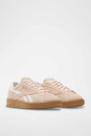 Baskets en nubuck Club C Grounds UK - Rose poudré