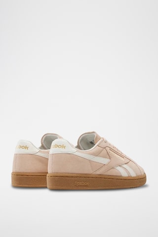 Baskets en nubuck Club C Grounds UK - Rose poudré