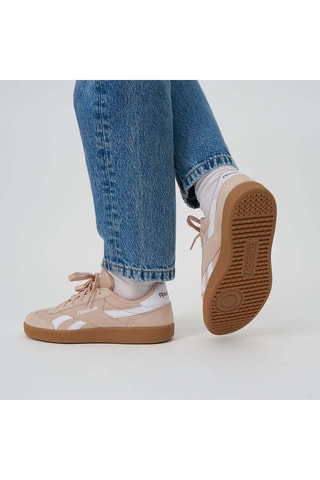 Baskets en nubuck Smash Edge - Rose