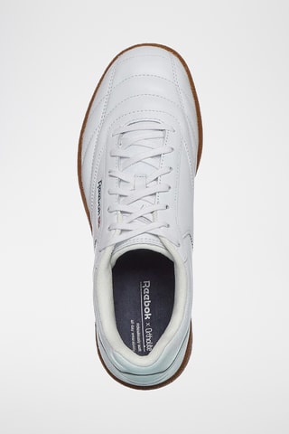 Baskets en cuir Cub C Terrace - Blanc et bleu marine