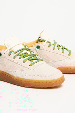 Baskets en cuir Club C 85 - Beige