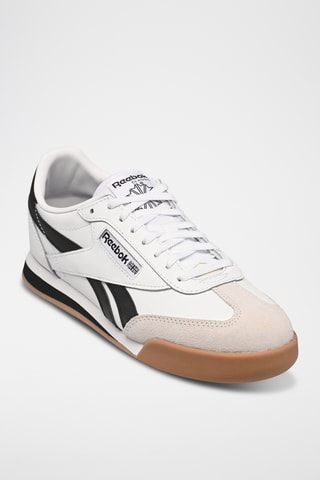 Chaussures de running en cuir Campio XT - Blanc et noir