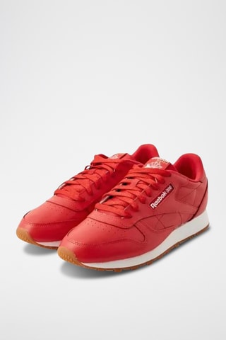 Baskets Classic Leather - Rouge