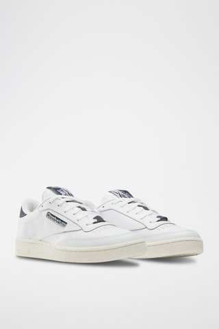 Baskets Club C85 en cuir - Blanc 