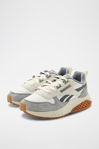 Baskets en nubuck Hexalite - Ecru et gris