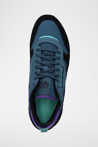 Baskets en nubuck Classic - Bleu canard