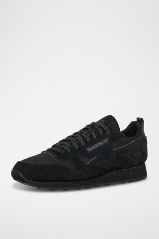 Chaussures de running en cuir Classic Leather - Noir